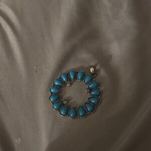 Chic Turquoise Teardrop Necklace